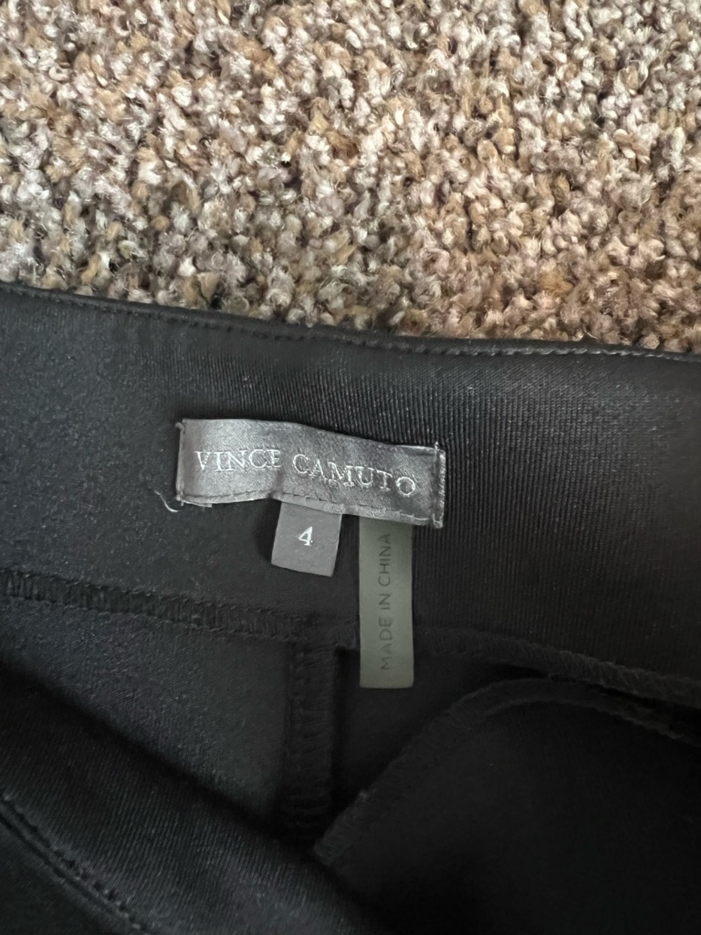 Vince Camuto Black A-Line Flared Skirt - Picture 4 of 6